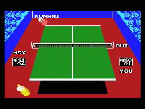 コナミのピンポン(MSX)